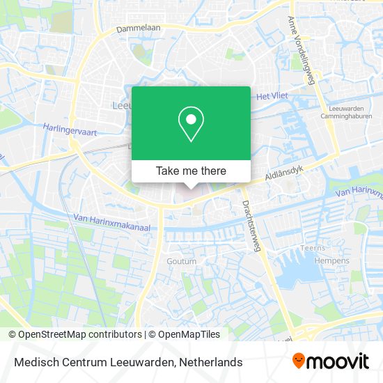 Medisch Centrum Leeuwarden map