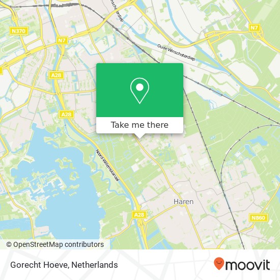 Gorecht Hoeve map