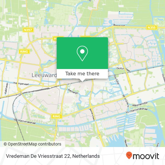 Vredeman De Vriesstraat 22 Karte