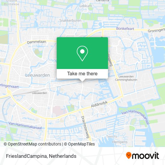 FrieslandCampina map