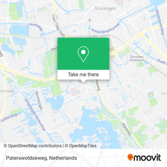 Paterswoldseweg map