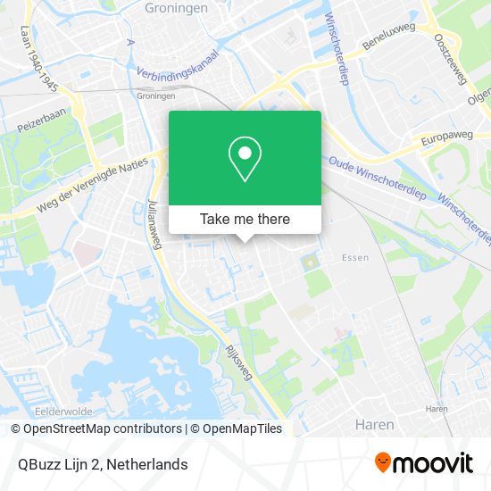 QBuzz Lijn 2 map