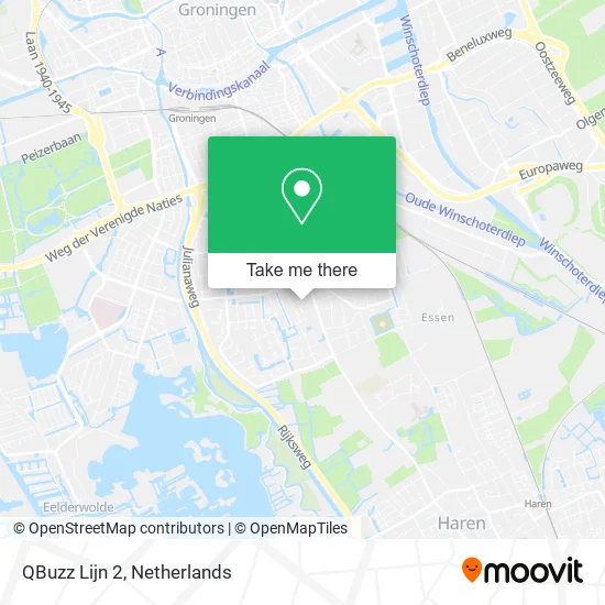 QBuzz Lijn 2 map