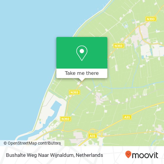 Bushalte Weg Naar Wijnaldum map