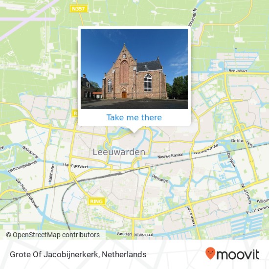 Grote Of Jacobijnerkerk map