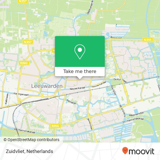 Zuidvliet map