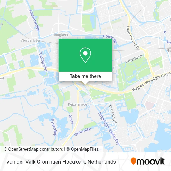 Van der Valk Groningen-Hoogkerk map