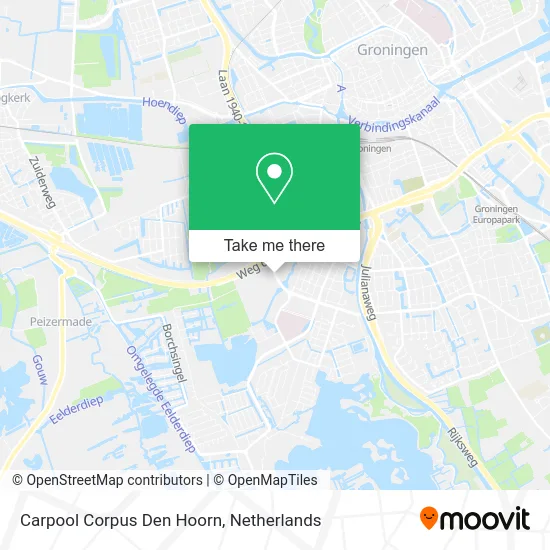 Carpool Corpus Den Hoorn map