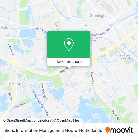 ilionx Information Management Noord map