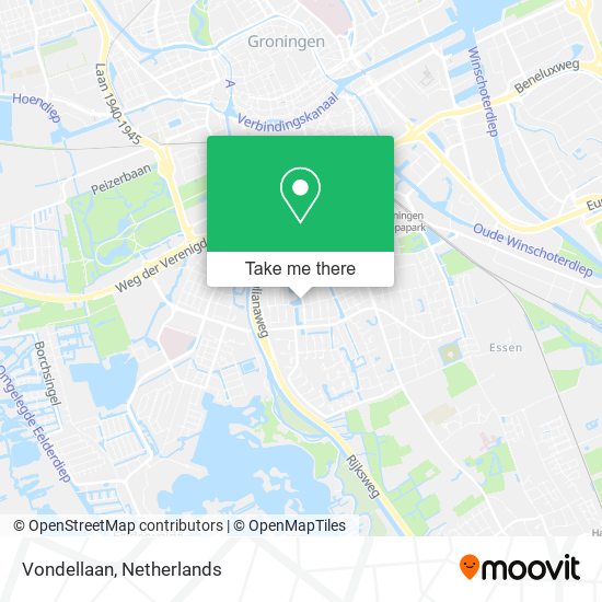 Vondellaan map