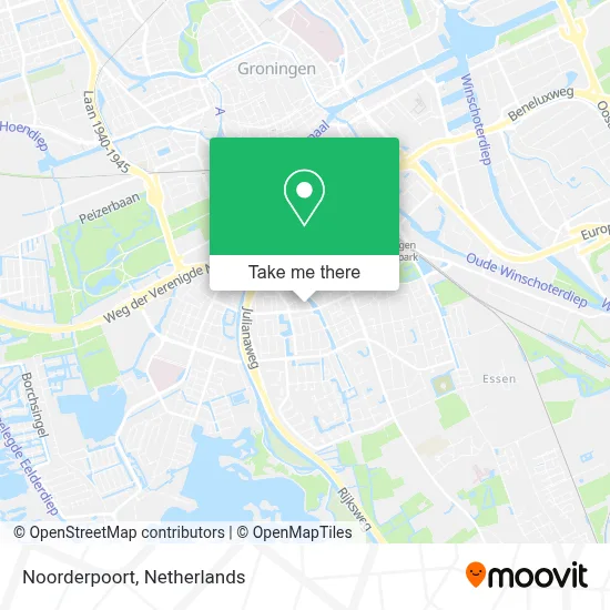 Noorderpoort map