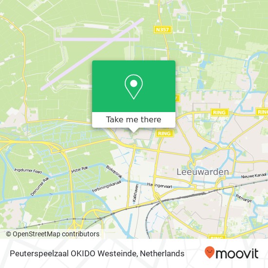 Peuterspeelzaal OKIDO Westeinde map