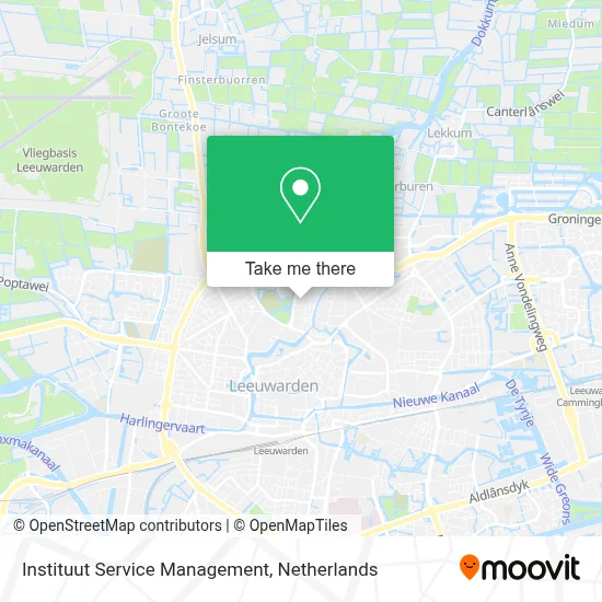 Instituut Service Management Karte