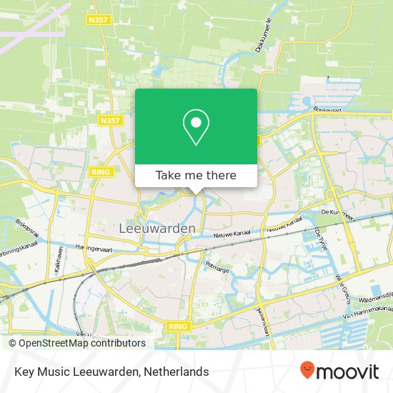 Key Music Leeuwarden map