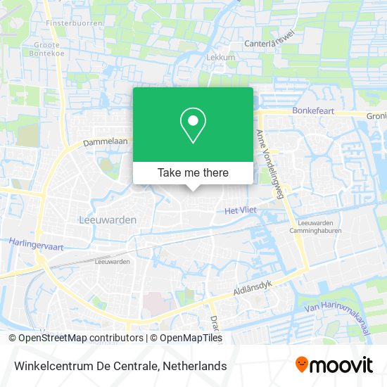 Winkelcentrum De Centrale map