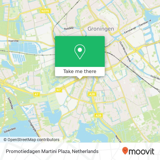 Promotiedagen Martini Plaza map