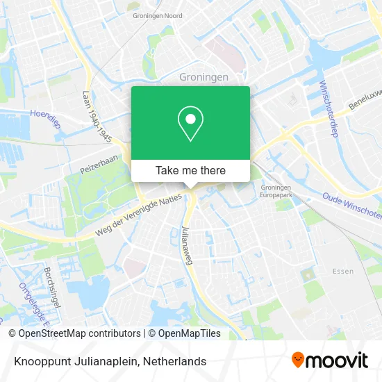Knooppunt Julianaplein map