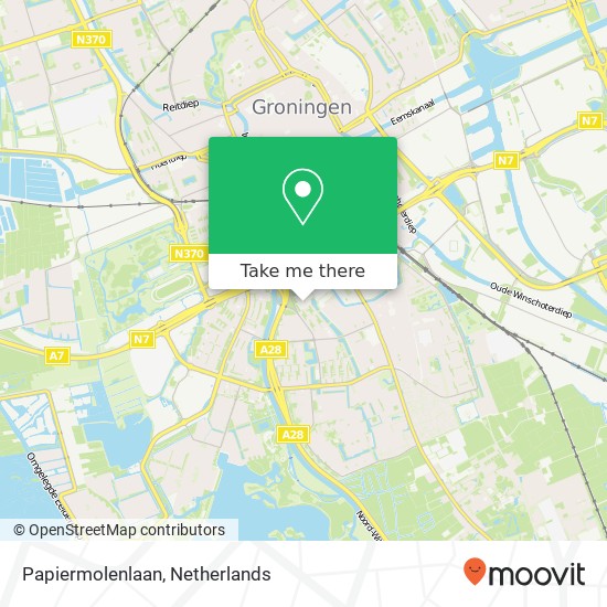 Papiermolenlaan map