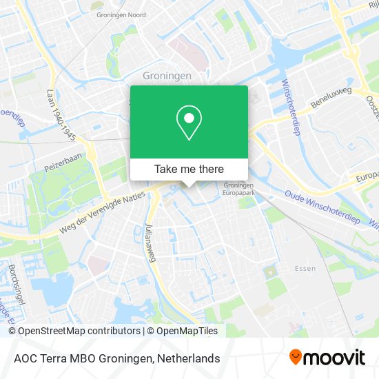 AOC Terra MBO Groningen Karte