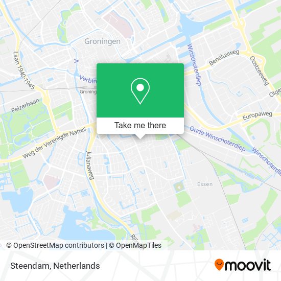 Steendam map