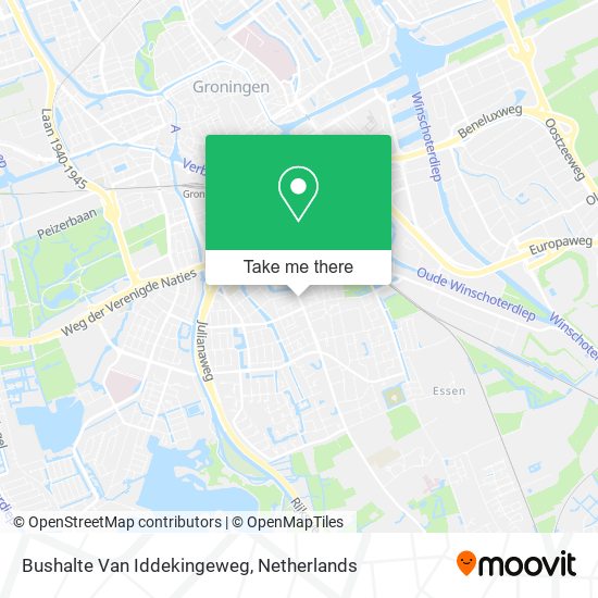 Bushalte Van Iddekingeweg map