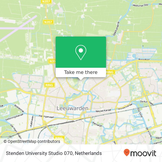Stenden University Studio 070 map