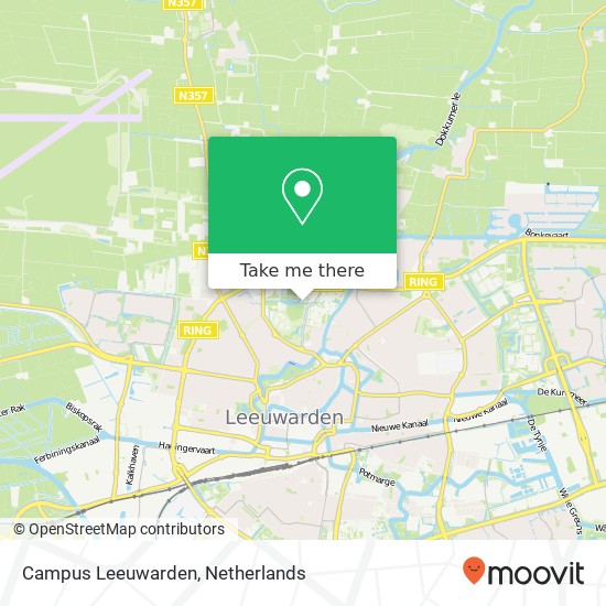 Campus Leeuwarden map