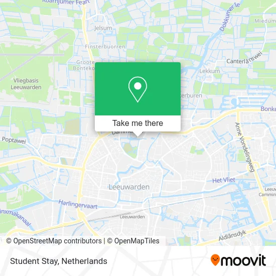 Student Stay map