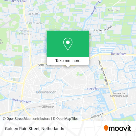 Goudenregenstraat map