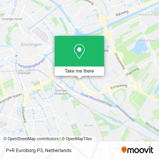 P+R Euroborg P3 map