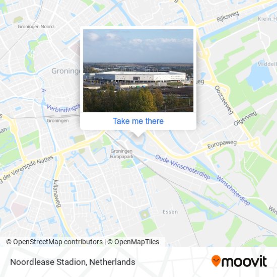 Noordlease Stadion map