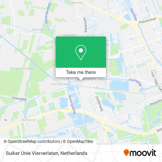 Suiker Unie Vierverlaten Karte