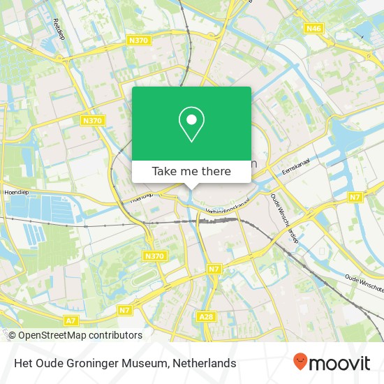 Het Oude Groninger Museum map