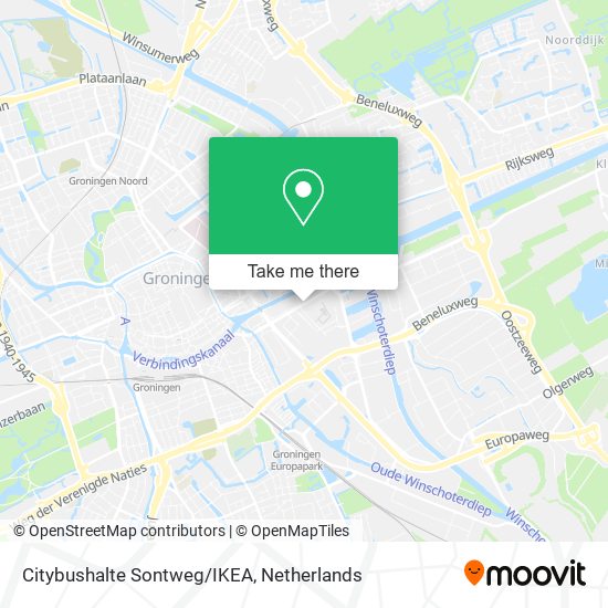 Citybushalte Sontweg/IKEA map