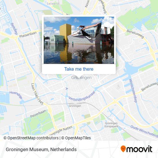 Groningen Museum map