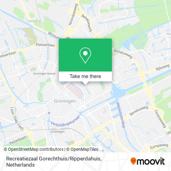 Recreatiezaal Gorechthuis / Ripperdahuis Karte