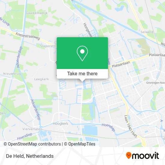 De Held Karte