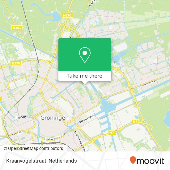 Kraanvogelstraat Karte