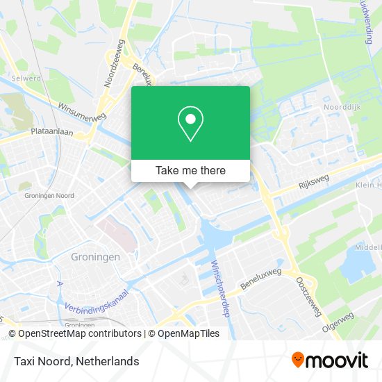 Taxi Noord map