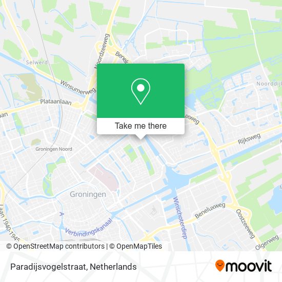 Paradijsvogelstraat map