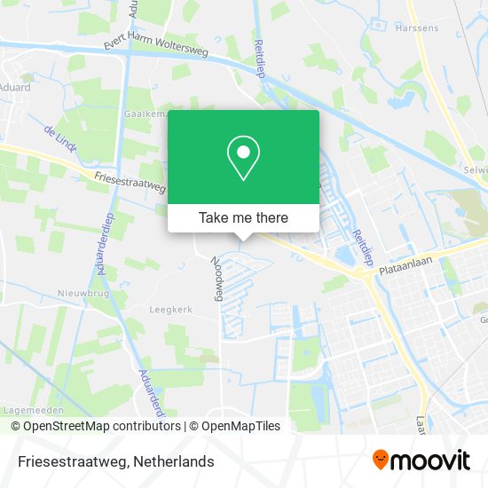 Friesestraatweg map