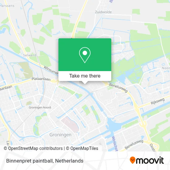 Binnenpret paintball map