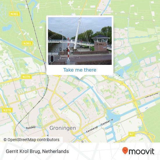 Gerrit Krol Brug map