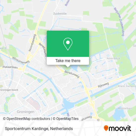 Sportcentrum Kardinge map
