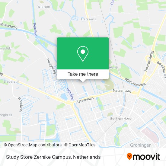 Study Store Zernike Campus map