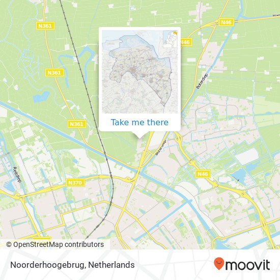 Noorderhoogebrug map
