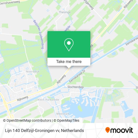 Lijn 140 Delfzijl-Groningen vv map