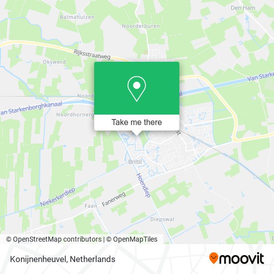 Konijnenheuvel map