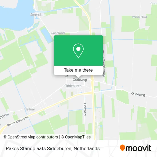 Pakes Standplaats Siddeburen map