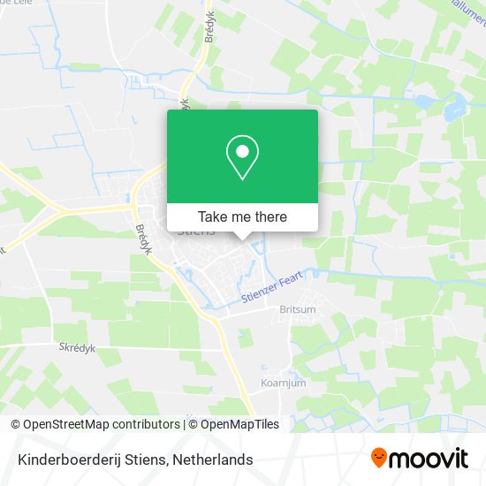 Kinderboerderij Stiens map